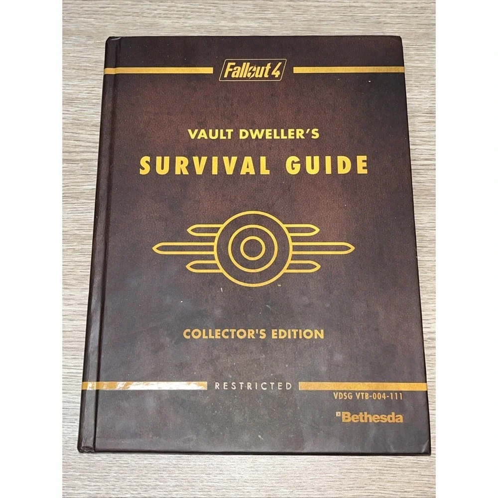 Fallout 4 Vault Dwellers Survival Guide Collector's Edition Restricted Hardcover